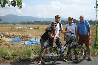 Full day bicycle tour east of Chiang Mai Thailand image