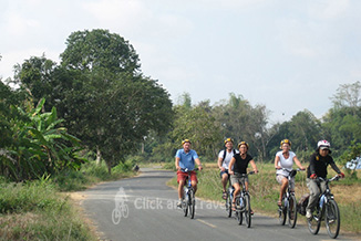 Dag fietstoer ten oosten van Chiang Mai Thailand foto