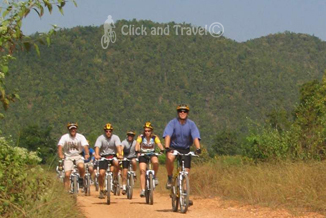 4-daagse fietstoer rondom Chiang Mai Thailand foto