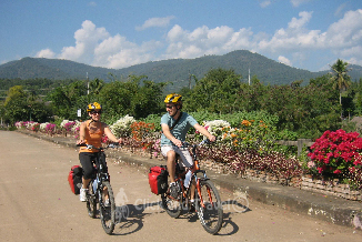 10-daagse fietstoer, zonder gids, rondom Chiang Mai Thailand: foto