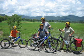2-day bicycle tour east of Chiang Mai Thailand image