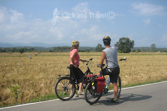 2-daagse fietstoer ten noorden van Chiang Mai Thailand foto