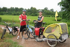 2-daagse fietstoer ten noorden van Chiang Mai Thailand foto
