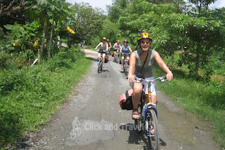 4-daagse fietstoer rondom Chiang Mai Thailand foto