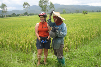 4-daagse fietstoer rondom Chiang Mai Thailand foto