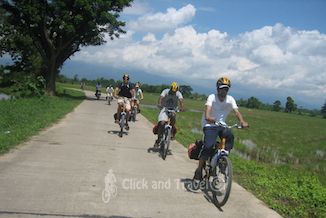 4-daagse fietstoer rondom Chiang Mai Thailand foto