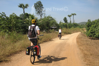 Fietsen in Chiang Mai Thailand foto