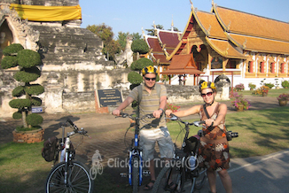 4-daagse fietstoer rondom Chiang Mai Thailand foto