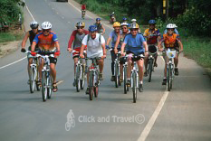 Fietsen in Chiang Mai Thailand foto